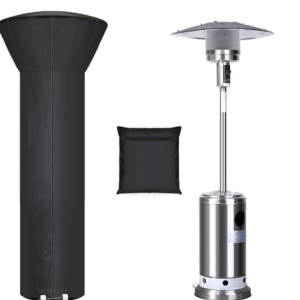 Patio Heater Covers with Zipper and Storage Bag,Waterproof,Dustproof,Wind-Resistant,Sunlight-Resistant,Snow-Resistant,Black,89” Height x 33″ Dome x 19″ Base